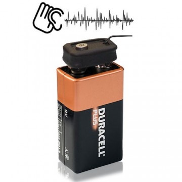 McSpy Abhörgerät-80mW Minisender 9-V Clip McSpy Abhörgerät-80mW Minisender 9-V Clip