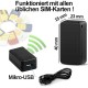 Super kleines GSM-Abhörgerät, Voice-Activated. Globale Raumüberwachung via Mobilfunknetz.