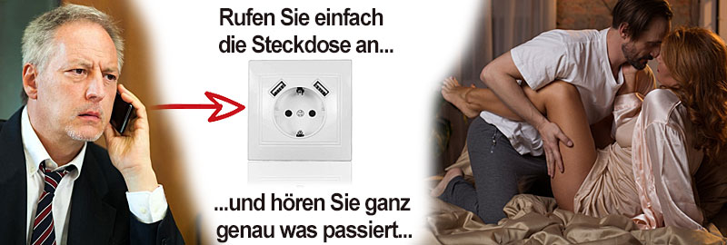 GSM-Abhörgerät in Wandsteckdose mit 2x USB